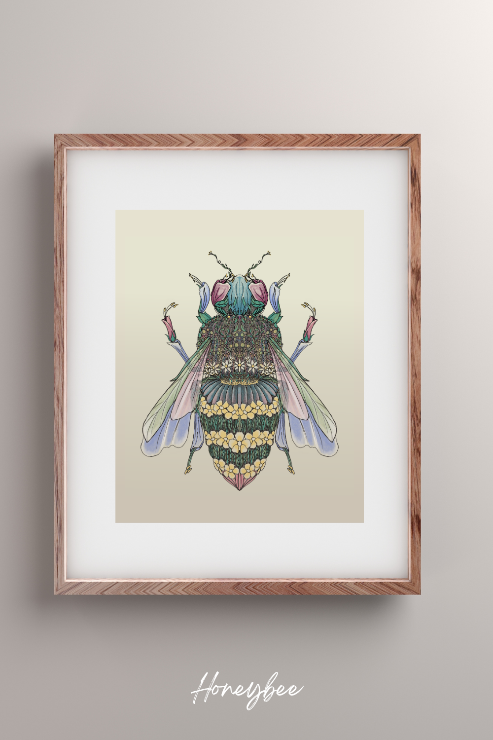 illustration of a bee