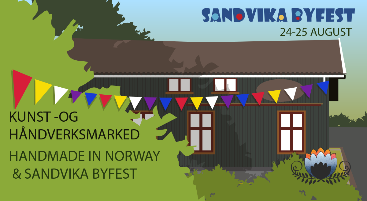 sandvika byfest kunst og håndverksmarked