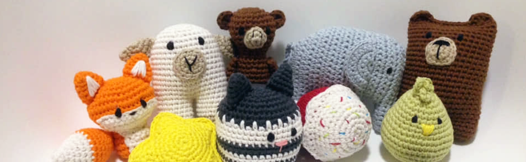 blomst og krokodille crochet